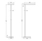 Preview: LEDVANCE Stehleuchte Comfort 66x37cm 114W 20000lm Neutralweiss 4000K asymmetrisch dimmbar 4099854606533