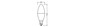 Preview: LEDVANCE LED Kerze E14 Classic V matt P60 7.5W 806lm Tageslichtweiss 6500K wie 60W 4099854774324
