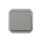 Preview: Legrand PLEXO New Feuchtraum Aufputz 1-Fach Wechselschalter, Einsatz, IP55 grau, 069511L