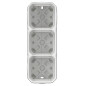 Preview: Legrand PLEXO New 3-fach Gehäuse horizontal und vertikal Ultraweiß, 069688L