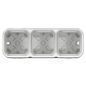 Preview: Legrand PLEXO New 3-fach Gehäuse horizontal und vertikal Ultraweiß, 069688L