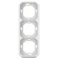 Preview: Legrand PLEXO New FRUP 3-fach horizontal und vertikal Tragring Ultraweiß, 069698L