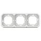 Preview: Legrand PLEXO New FRUP 3-fach horizontal und vertikal Tragring Ultraweiß, 069698L