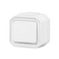 Preview: Legrand PLEXO New Feuchtraum-Aufputz-Taster mit Schließer-Kontakt beleuchtet, integrierte Ortungsleuchte, IP55 IK07, 10A Weiß, 069762L