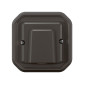 Preview: Legrand PLEXO New Feuchtraum Kabelauslass mit Zugentlastung, Kabeldurchmesser 5-13mm, 16 A, 250 V, IP55 staub- und schmutzbeständig anthrazit 069878L