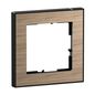 Preview: Legrand Seano+ 1-fach Rahmen mit Echtmaterialoberfläche, nachhaltige Produktion und Verpackung, Holz Eiche-Natur, 765291