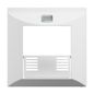 Preview: Legrand Seano Abdeckung für Dual-Tech-Bewegungsmelder in der Farbe Ultraweiss