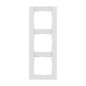 Preview: Legrand Seano+ 3-fach Rahmen vertikal mit Beschriftungsfeld, nachhaltige Produktion und Verpackung, Ultraweiß, 765993