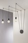 Preview: LUCE Design Habitat Deckenleuchte 3fach E27 Deckenlampe Schwarz