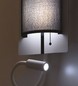 Preview: LUCE Design Pop LED Wandleuchte 2fach 4000 K 6 + 3W Weiß-Schwarz