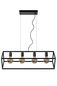 Preview: Lucide FABIAN Pendelleuchte 4x E27 Schwarz 00425/04/30