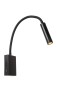 Preview: Lucide ALEC LED Wandleuchte G9 3W mit flexiblem Lesearm Schwarz 03246/03/30