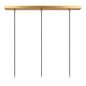 Preview: Lucide CORINA Pendelleuchte 3x E27 Schwarz, Mattes Gold, Messing 03447/03/30