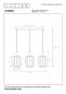 Preview: Lucide CORINA Pendelleuchte 3x E27 Beige 03447/03/38
