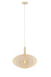 Preview: Lucide CORINA Pendelleuchte E27 Beige 03447/52/38