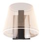 Preview: Lucide KORGIS LED Wandleuchte 10W Transparent, Schwarz IP44 04213/10/30