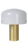 Preview: Lucide TIMON Tischlampe E27 3-Stufen-Dimmer Mattes Gold, Messing, Opal 05539/01/02