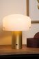 Preview: Lucide TIMON Tischlampe E27 3-Stufen-Dimmer Mattes Gold, Messing, Opal 05539/01/02