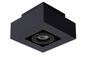 Preview: Lucide XIRAX LED Deckenleuchte GU10 Dim-to-warm 5W dimmbar 360° drehbar Schwarz 95Ra 09119/06/30