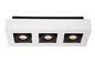 Preview: Lucide XIRAX LED Deckenleuchte 3x GU10 Dim-to-warm 3x 5W dimmbar 360° drehbar Weiß, Schwarz 95Ra 09119/16/31