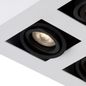 Preview: Lucide XIRAX LED Deckenleuchte 4x GU10 Dim-to-warm 4x 5W dimmbar 360° drehbar Weiß, Schwarz 95Ra 09119/21/31