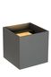 Preview: Lucide XIO LED Wandleuchte G9 4W dimmbar Grau 09217/04/36