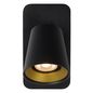 Preview: Lucide TURNON LED Wandleuchte GU10 Dim-to-warm 5W dimmbar 360° drehbar Schwarz, Mattes Gold, Messing 95Ra 09928/05/30