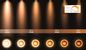 Preview: Lucide TURNON LED Wandleuchte GU10 Dim-to-warm 5W dimmbar 360° drehbar Schwarz, Mattes Gold, Messing 95Ra 09928/05/30