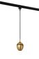 Preview: Lucide TRACK PRESTON Pendelleuchte 1-Phasen Stromschienensystem GU10 Mattes Gold, Messing, Schwarz 09958/01/02