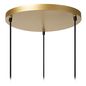 Preview: Lucide TASMAN Pendelleuchte 3x E27 Helles Holz, Mattes Gold, Messing 10420/03/72