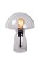 Preview: Lucide FUNGO Tischlampe E27 Rauchfarbe Grau 10514/01/65