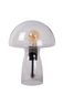 Preview: Lucide FUNGO Tischlampe E27 Rauchfarbe Grau 10514/01/65