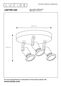 Mobile Preview: Lucide JASTER-LED LED Deckenleuchte 3x GU10 3x 5W 360° drehbar Schwarz 11903/15/30