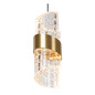 Preview: Lucide KLIGANDE LED Pendelleuchten 5-fach 8W dimmbar Warmweiss Modern Mattgold 70-150cm 13496/36/02