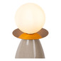 Preview: Lucide FIGARO G9 Tischlampe Modern Grau 13544/50/36