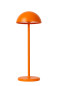 Preview: Lucide JOY LED Tischlampe Außen Outdoor 1,5W dimmbar Orange IP54 15500/02/53