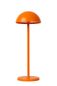 Preview: Lucide JOY LED Tischlampe Außen Outdoor 1,5W dimmbar Orange IP54 15500/02/53