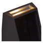 Preview: Lucide LUTON LED Wandleuchte 1W dimmbar IP54 Steuerbare Lichtfarbe Modern Schwarz 15815/01/30