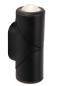 Preview: Lucide ERIN LED Wandstrahler 2-fach 5W IP65 Warmweiss Modern Schwarz 15820/10/30
