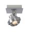 Preview: Lucide LANDA LED Deckenleuchte GU10 Dim-to-warm 5W dimmbar 360° drehbar Chrom Matt 95Ra 17906/06/12