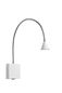 Preview: Lucide BUDDY LED Wandleuchte 4W mit flexiblem Lesearm Weiß, Chrom 18293/03/31
