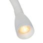 Preview: Lucide GALEN-LED LED Wandleuchte 3W mit flexiblem Lesearm Weiß 18294/03/31