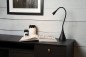 Preview: Lucide ZOZY LED Schreibtischleuchte 3-Stufen-Dimmer 4W dimmbar mit flexiblem Lesearm Schwarz 18656/03/30