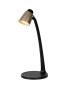 Preview: Lucide LUDO LED Schreibtischleuchte 4,5W drehbar Mattes Gold, Messing, Schwarz 18660/05/02