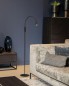 Preview: Lucide ZOZY LED Stehleuchte 3-Stufen-Dimmer 4W dimmbar mit flexiblem Lesearm Schwarz 18756/03/30