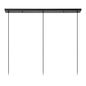 Preview: Lucide DANZA Pendelleuchte 3x E27 Schwarz 21428/03/30