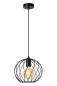 Preview: Lucide DANZA Pendelleuchte E27 Schwarz 21428/25/30