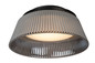 Preview: Lucide VIXI LED Deckenleuchte 17,6W dimmbar Warmweiss Retro Rauchfarbe 25115/35/65