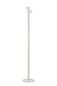 Preview: Lucide ANTRIM LED Stehlampe Mit Leselampe 2,2W dimmbar IP54 Warmweiss Modern Weiß 27703/02/31