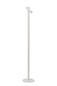 Preview: Lucide ANTRIM LED Stehlampe Mit Leselampe 2,2W dimmbar IP54 Warmweiss Modern Weiß 27703/02/31